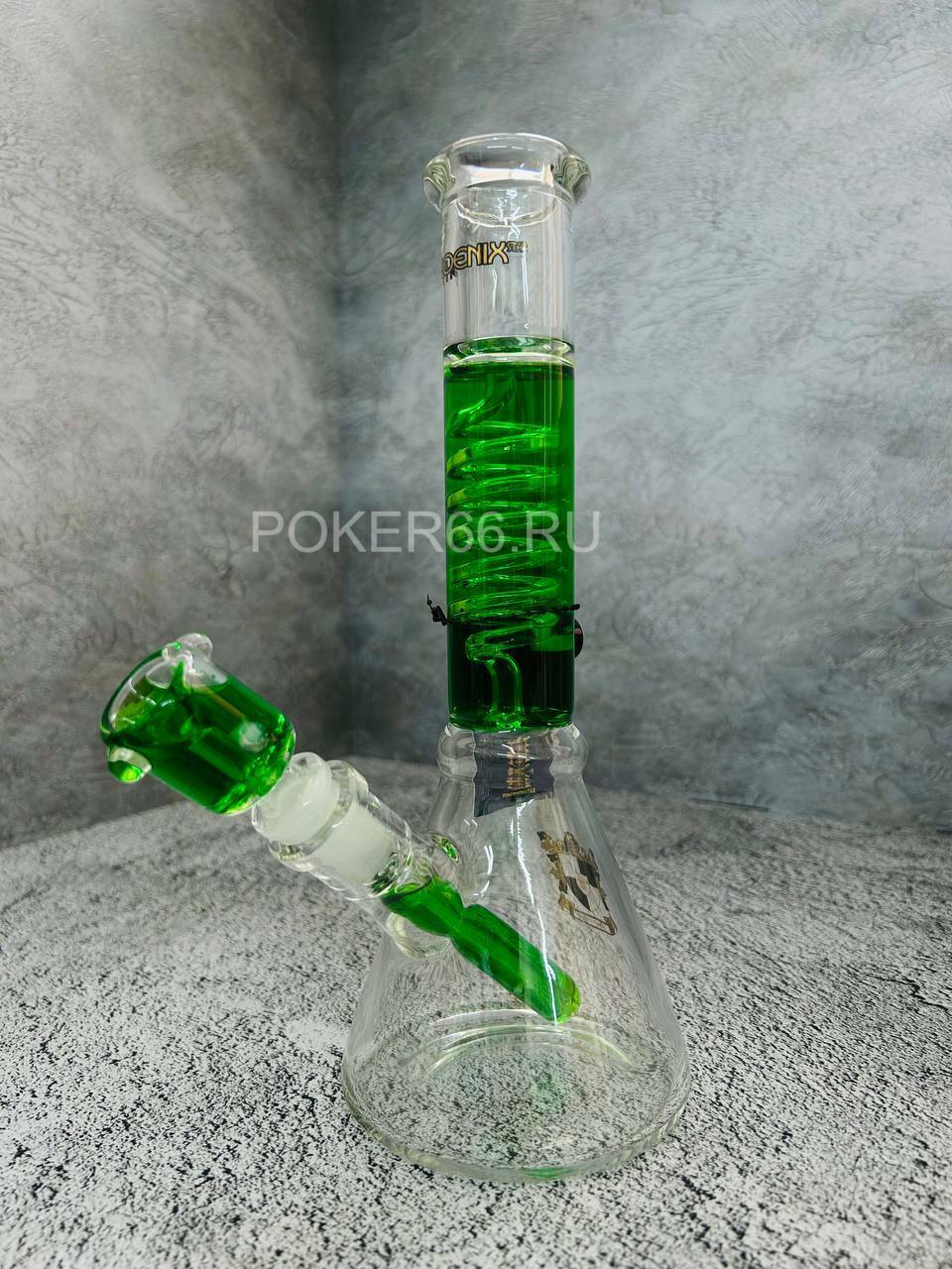 Бонг Phoenix "Full Glycerin Set" зеленый Бонг Phoenix "Full Glycerin Set" зеленый
